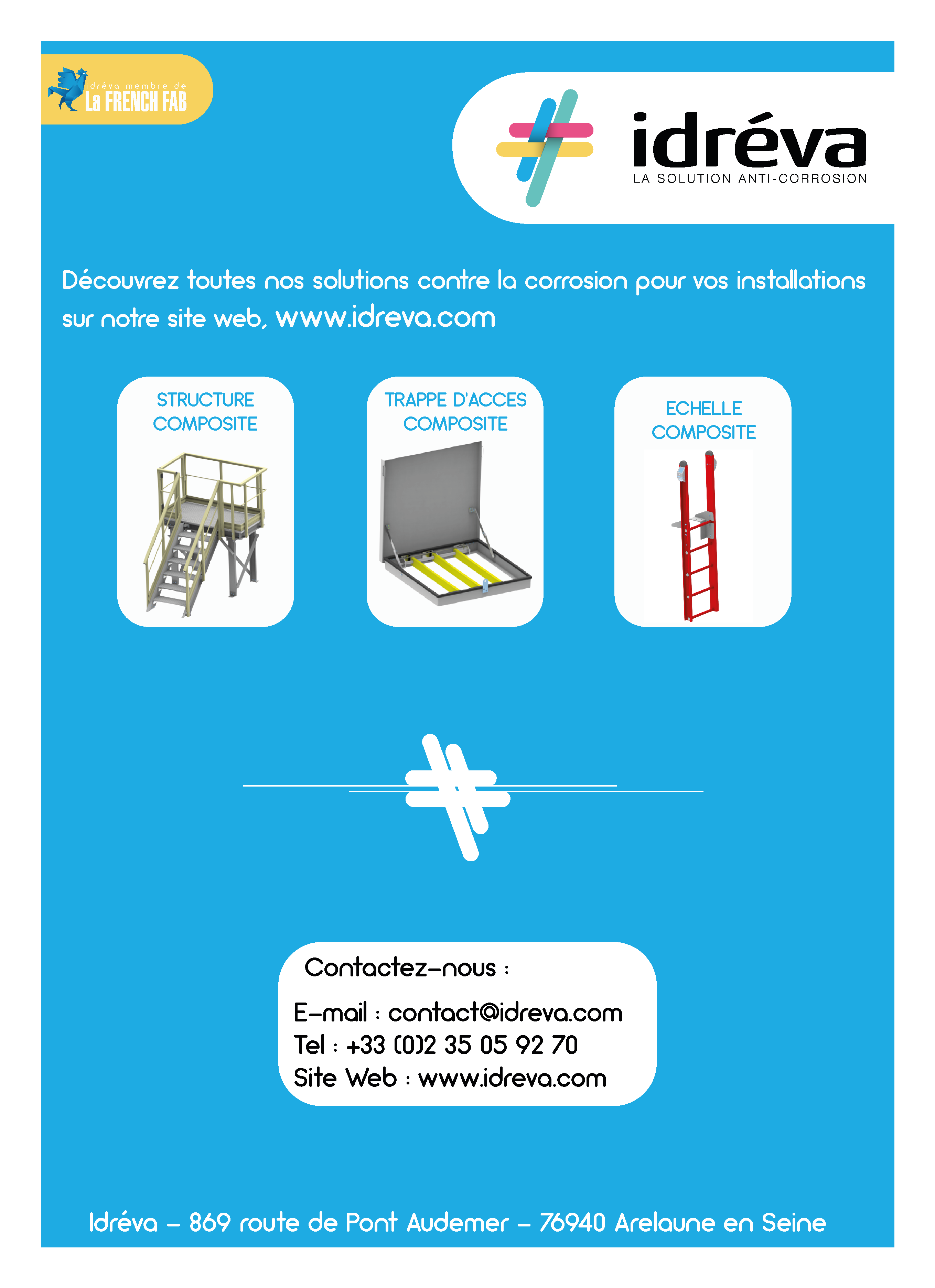 Plaquette commerciale Sea Safe Ladder plaquette sea safe ladder idreva